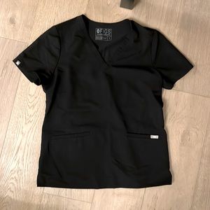 Figs black Casma Scrub Top size M